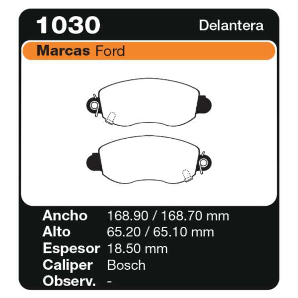 PASTILLAS DE FRENO FORD TRANSIT (F ) BUS/VAN/FLATBED-CHASSIS