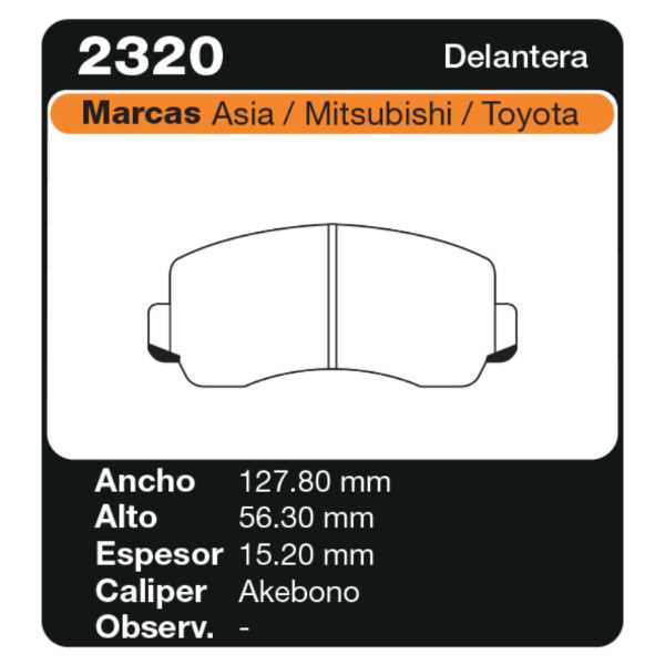 PASTILLAS DE FRENO MITSUBISHI GALANT II SEDAN/STATION WAGON