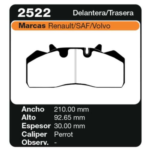 PASTILLAS DE FRENO RENAULT   MIDLUM 01.00