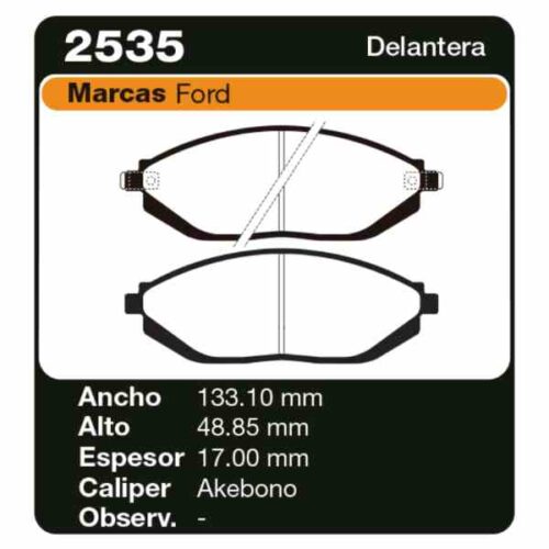 PASTILLAS DE FRENO CHEVROLET SPARK 1.0 - 1.2 /MATIZ III 1.0