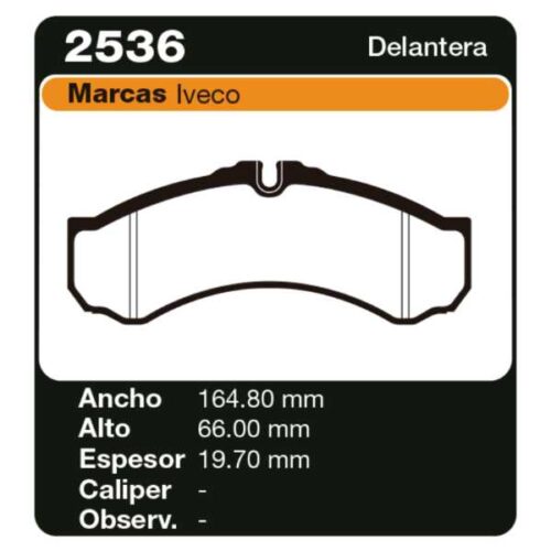 PASTILLAS DE FRENO IVECO DAILY 30/45/49