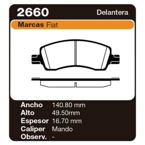 PASTILLAS DE FRENO FIAT CRONOS / PULSE 2022