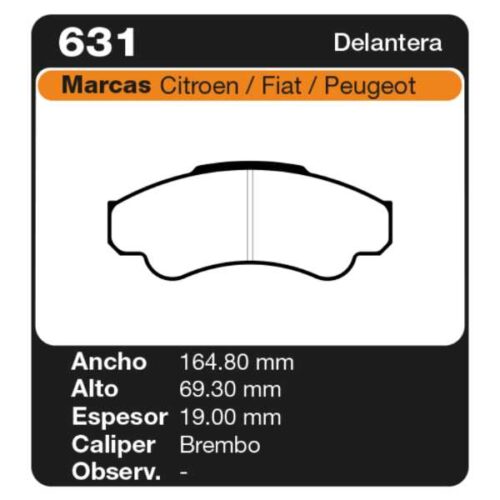 PASTILLAS DE FRENO FIAT DUCATO (244. Z_) (04/02-03/06)