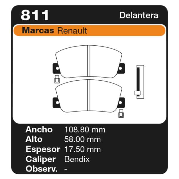 PASTILLAS DE FRENO RENAULT TRAFIC BUS 1.4 80-82