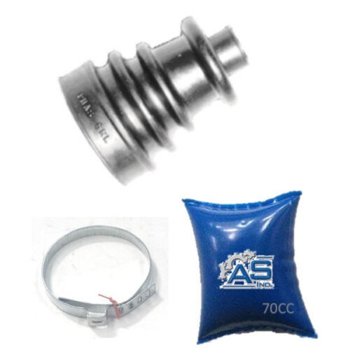 FUELLE DE SEMIEJE PIRAMIDE LADO RUEDA KIT CON ABRAZADERAS