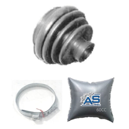 FUELLE DE SEMIEJE LADO CAJA KIT CON ABRAZADERAS METALICAS Y