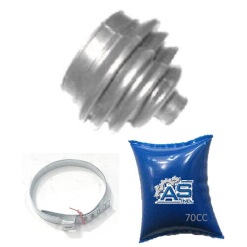 FUELLE DE SEMIEJE LADO RUEDA KIT CON ABRAZADERAS METALICAS Y