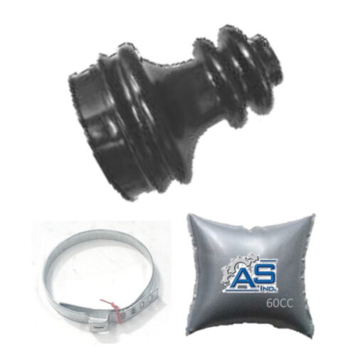 FUELLE DE SEMIEJE LADO CAJA KIT CON ABRAZADERAS METALICAS Y