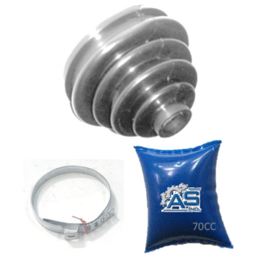 FUELLE DE SEMIEJE LADO RUEDA KIT CON ABRAZADERAS METALICAS Y