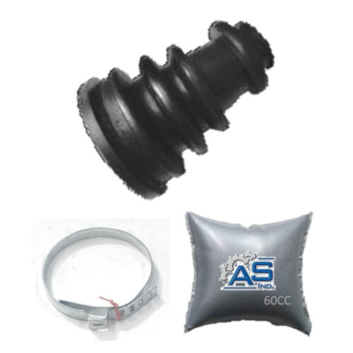FUELLE DE SEMIEJE LADO RUEDA LARGO KIT CON ABRAZADERAS