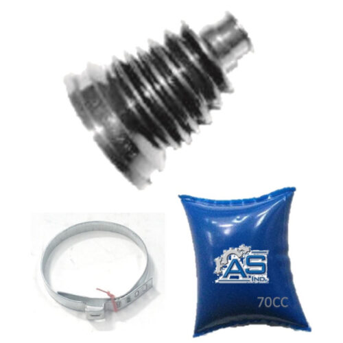 FUELLE DE SEMIEJE LADO RUEDA KIT CON ABRAZADERAS METALICAS Y