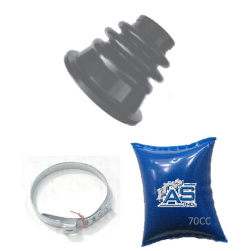 FUELLE DE SEMIEJE LADO CAJA IZQUIERDO KIT CON ABRAZADERAS