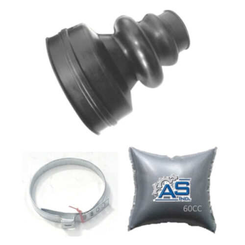 FUELLE DE SEMIEJE LADO CAJA KIT CON ABRAZADERAS METALICAS Y