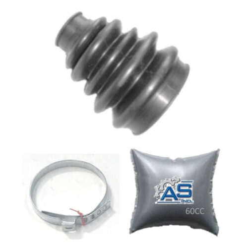 FUELLE DE SEMIEJE LADO RUEDA KIT CON ABRAZADERAS METALICAS Y