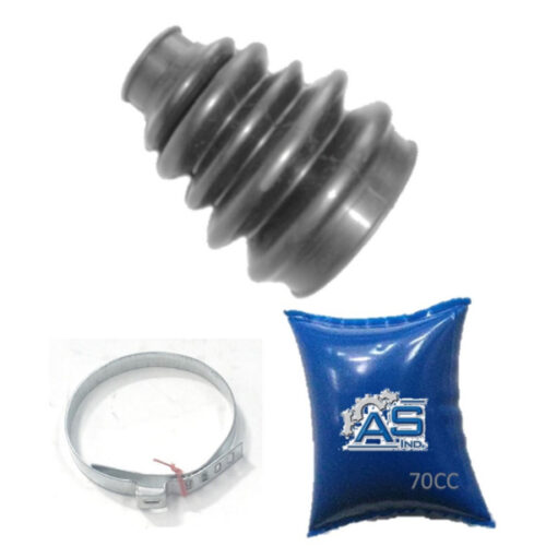 FUELLE DE SEMIEJE LADO RUEDA KIT CON ABRAZADERAS METALICAS Y