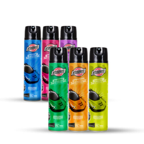SILICONA AEROSOL INTERIORES SURTIDO SPEEDWAY 420CC