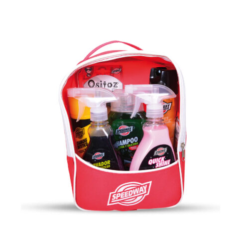 BOLSO KIT LAVADO Y CUIDADO AUTO SPEEDWAY