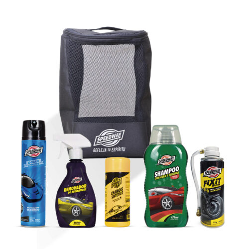 BOLSO KIT LAVADO Y CUIDADO MOTO SPEEDWAY