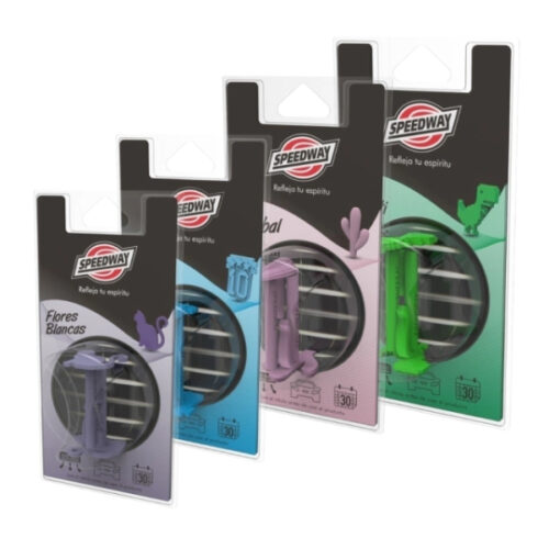 CLIP AROMATIZANTE AUTO SURTIDO SPEEDWAY 6G