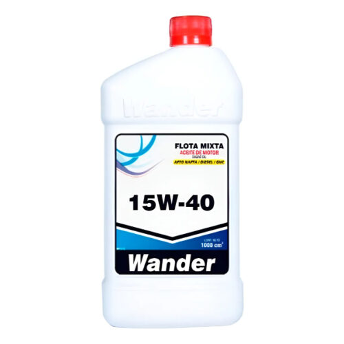 ACEITE MOTOR MINERAL 15W40 API CF/SF 1L FLOTA MIXTA WANDER