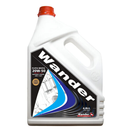 ACEITE MOTOR MINERAL 20W50 API CF/SF 4L FLOTA MIXTA WANDER