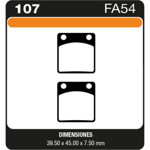 PASTILLAS DE FRENO MOTO HONDA  CG 125 TITAN GILERA 125 YAMAHA YFS 200 ZANELLA RX 150