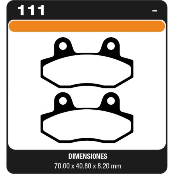 PASTILLAS DE FRENO MOTO HONDA HONDA 125 // GT 250 // GT650
