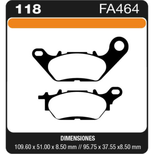 PASTILLAS DE FRENO MOTO HONDA CR 125 CRF 150 230 /250 450