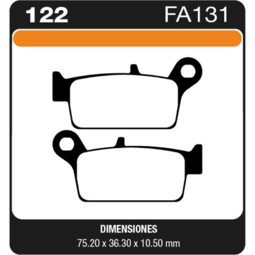 PASTILLAS DE FRENO MOTO YAMAHA  SZ 150 RR DEL.