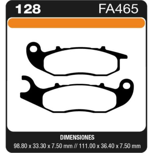 PASTILLAS DE FRENO YAMAHA XTZ 150 CROSSER - 2015 - 2016