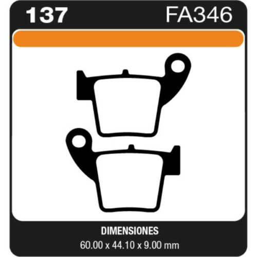 PASTILLAS DE FRENO HONDA CR 125 - 150 - 230 -