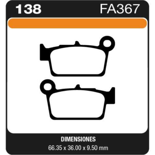 PASTILLAS DE FRENO BETA RR 250 - RR 400 - RR 450 - RR 525