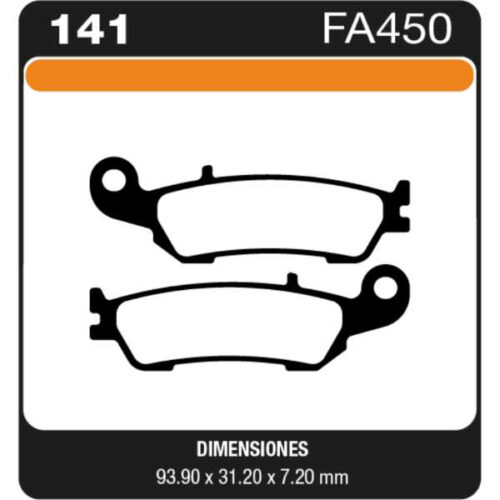 PASTILLAS DE FRENO MOTO YAMAHA YZ 125 CE16C 2008-2015