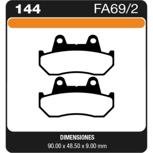 PASTILLAS DE FRENO MOTO HONDA CB 900 82-88 F CBX 1000 81-82 F GL 1100
