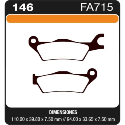 PASTILLAS DE FRENO MOTO SUZUKI GIXXER 150